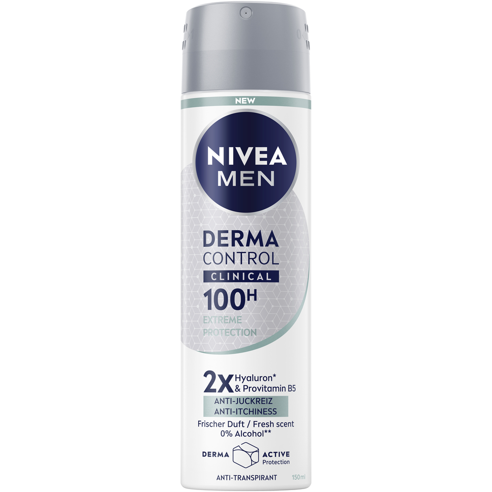Nivea MEN Deo Derma Control Clinical Ultra Comfort Spray 150 ml