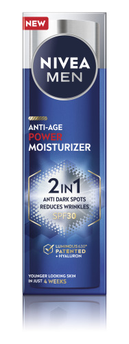 Nivea MEN Feuchtigkeitscreme Luminous630 Anti-Age Power Disp 50 ml
