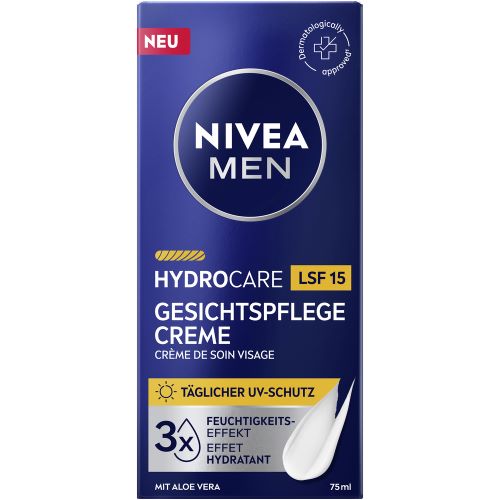 Nivea MEN Hydrocare Feuchtigkeitscreme Lsf15 75 ml
