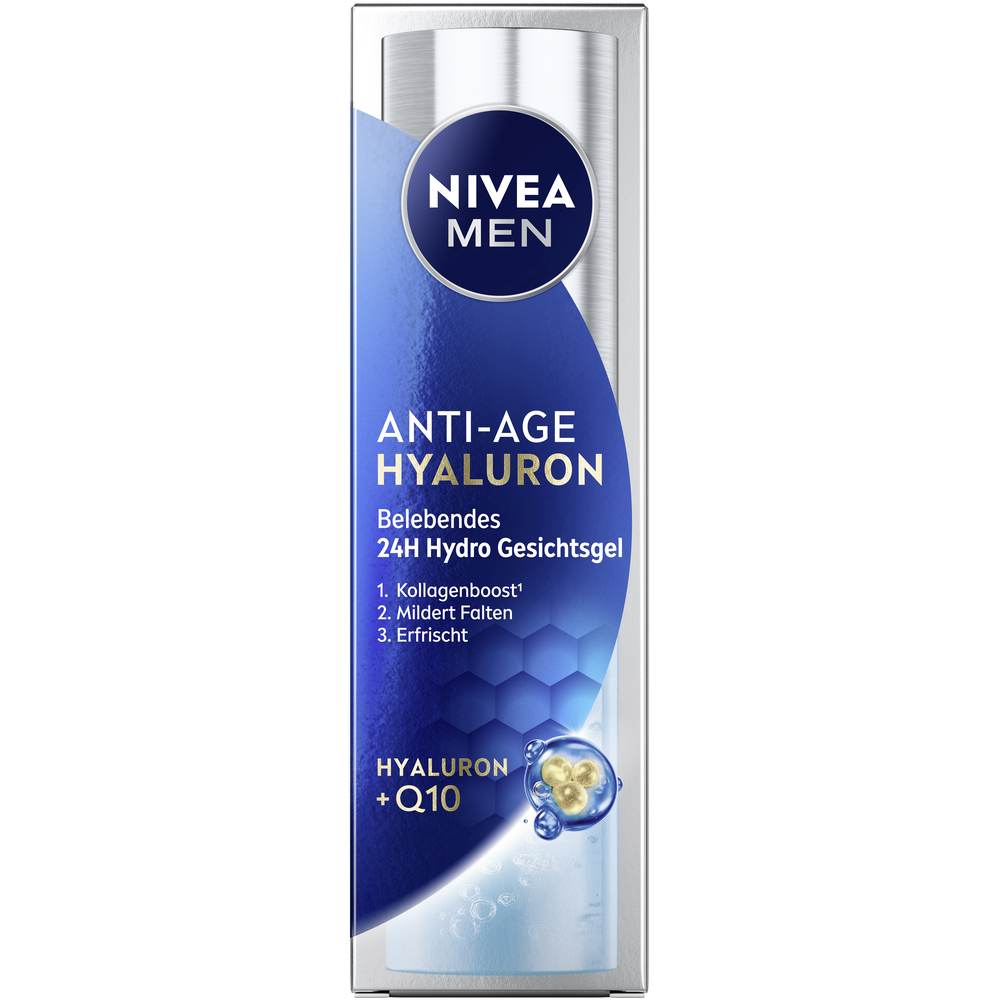 Nivea MEN Power Hyaluron & Q10 Feuchtigkeitsgel Anti-Age 50 ml