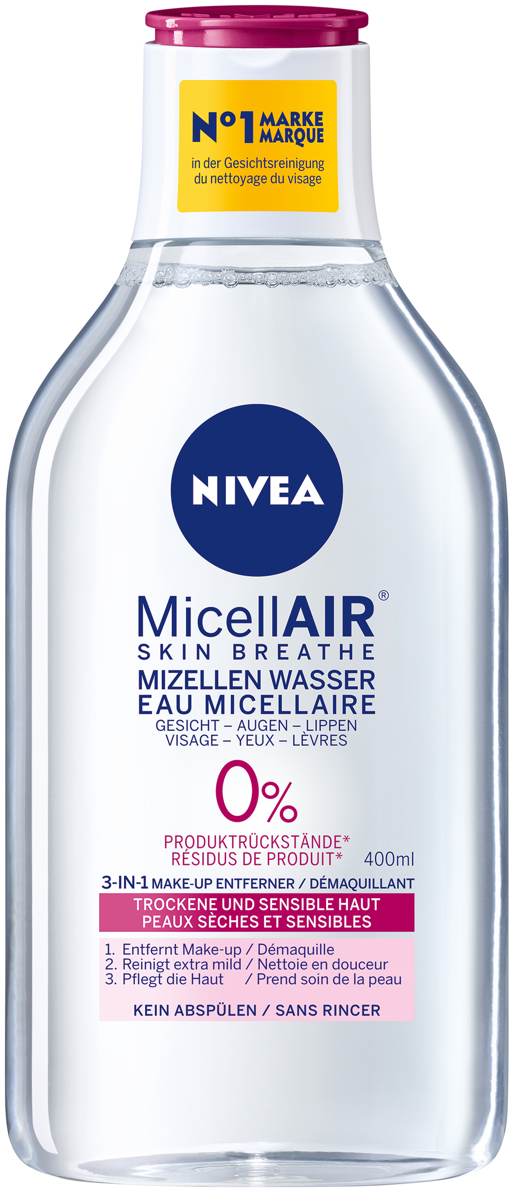 Nivea Mizellenwasser beruhigend 400 ml