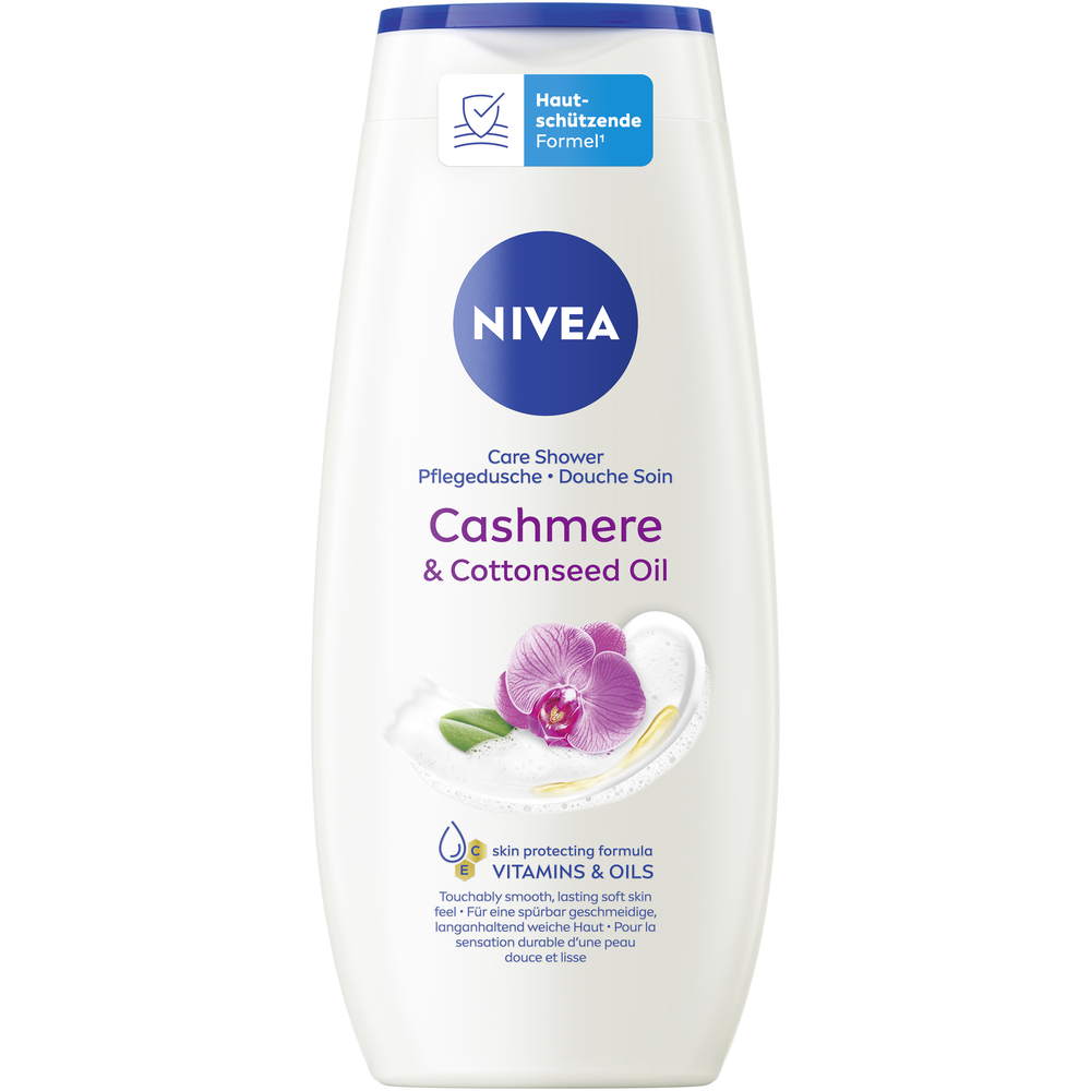 Nivea Pflegedusche Cashmere & Cotton Seed Oil Fl 250 ml