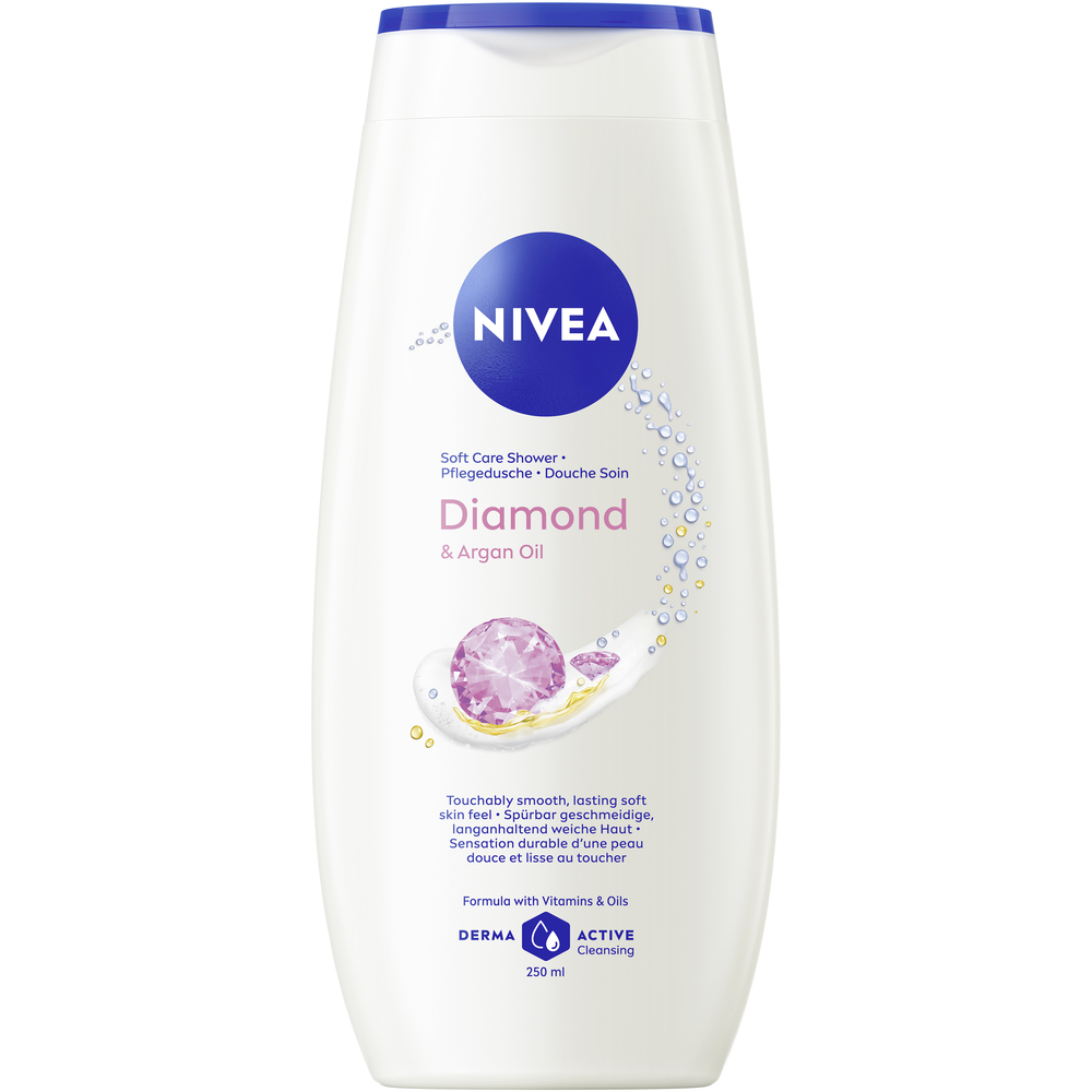 Nivea Pflegedusche Diamond & Argan Oil Fl 250 ml