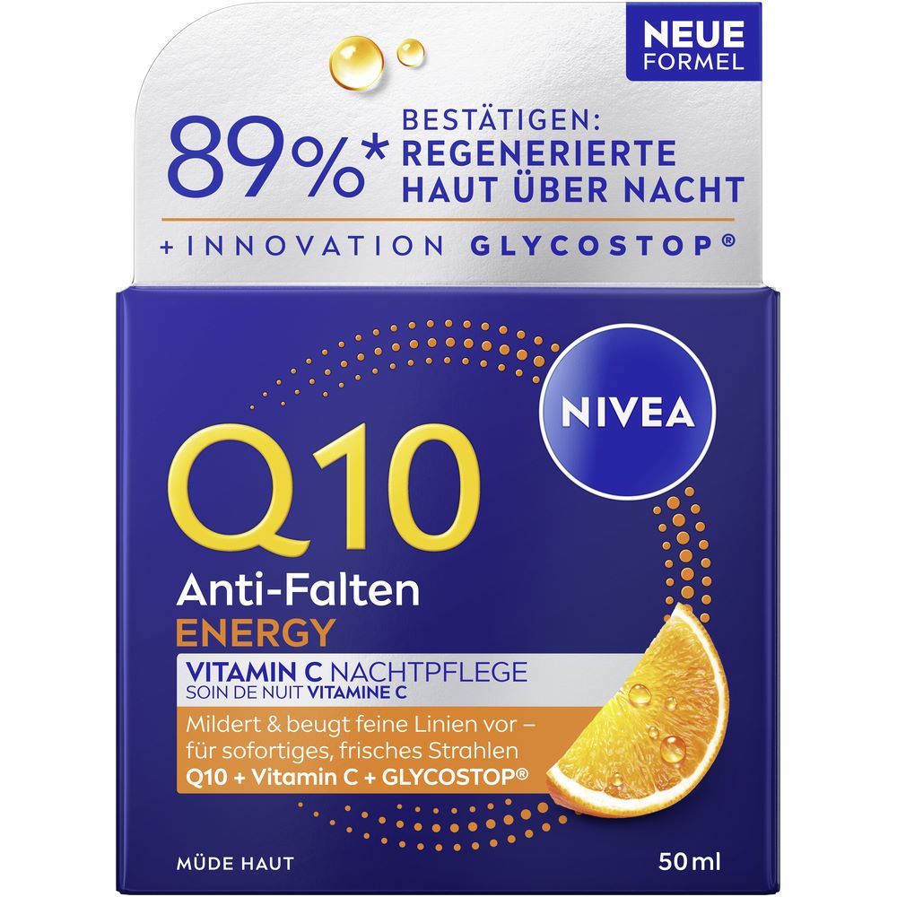 Nivea Q10 Energy Nachtpflege Anti-Falten 50 ml