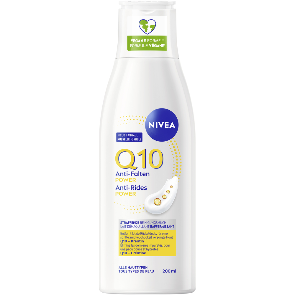 Nivea Q10 Power Reinigungsmilch Anti-Falten Fl 200 ml