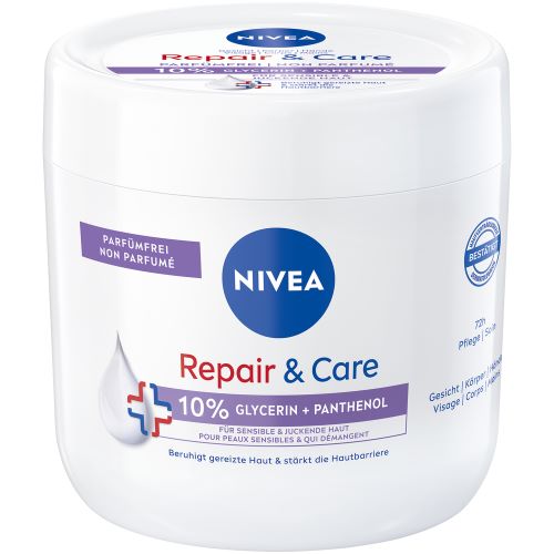 Nivea Repair Creme Repair & Care Intensiv parfümfrei Topf 400 ml