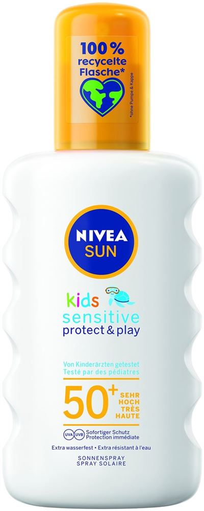 Nivea Sonnenspray Kids Sensitive Protect & Play LSF 50+ 200 ml