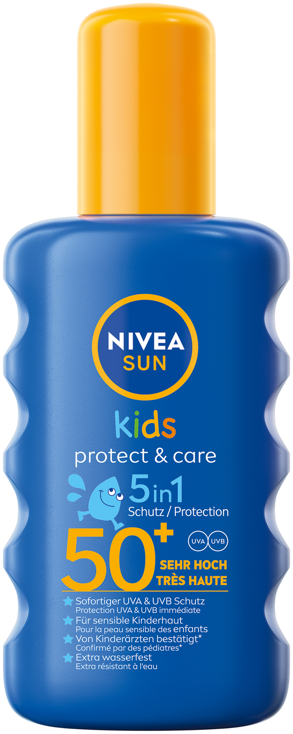 Nivea SUN Kids Sonnenspray pflegend wasserfest farbig Lsf50+ 200 ml