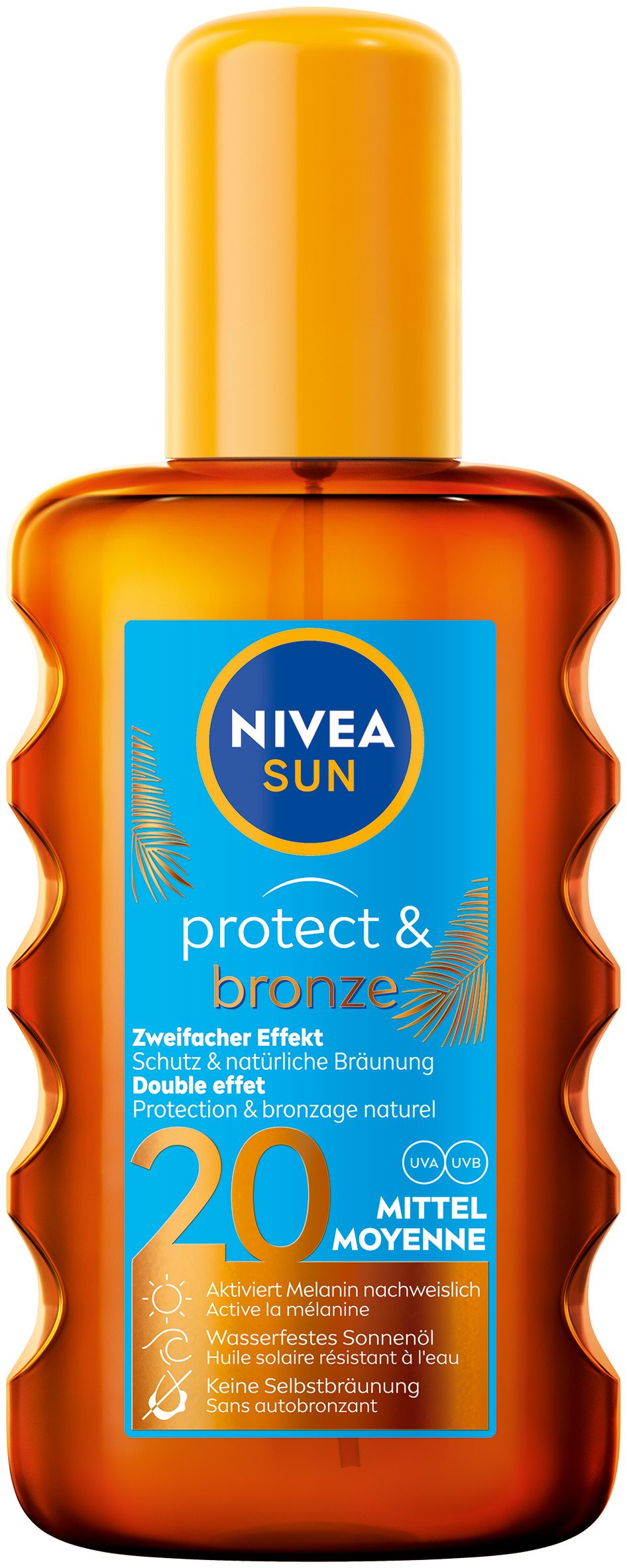 Nivea SUN Protect & Bronze Sonnenöl Lsf20 200 ml