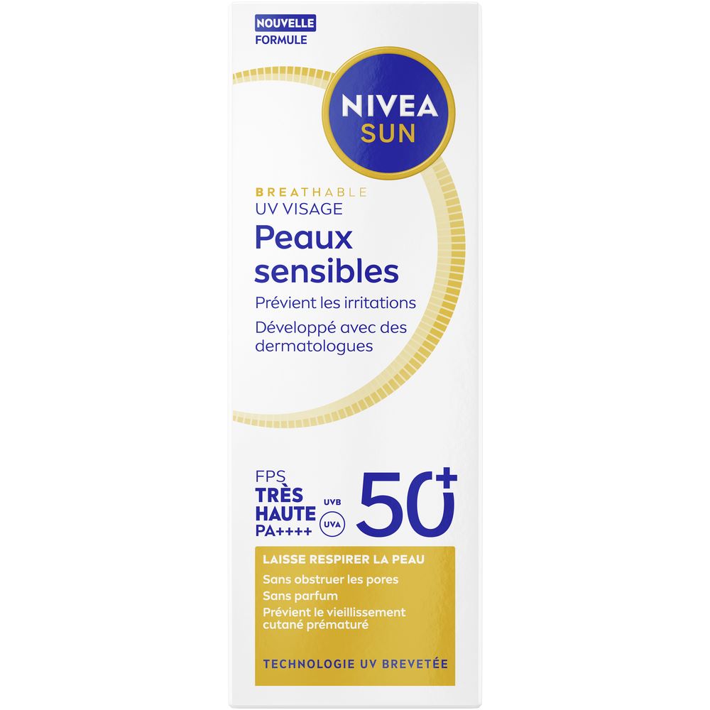 Nivea SUN UV Face sensitve Lsf50+ 40 ml