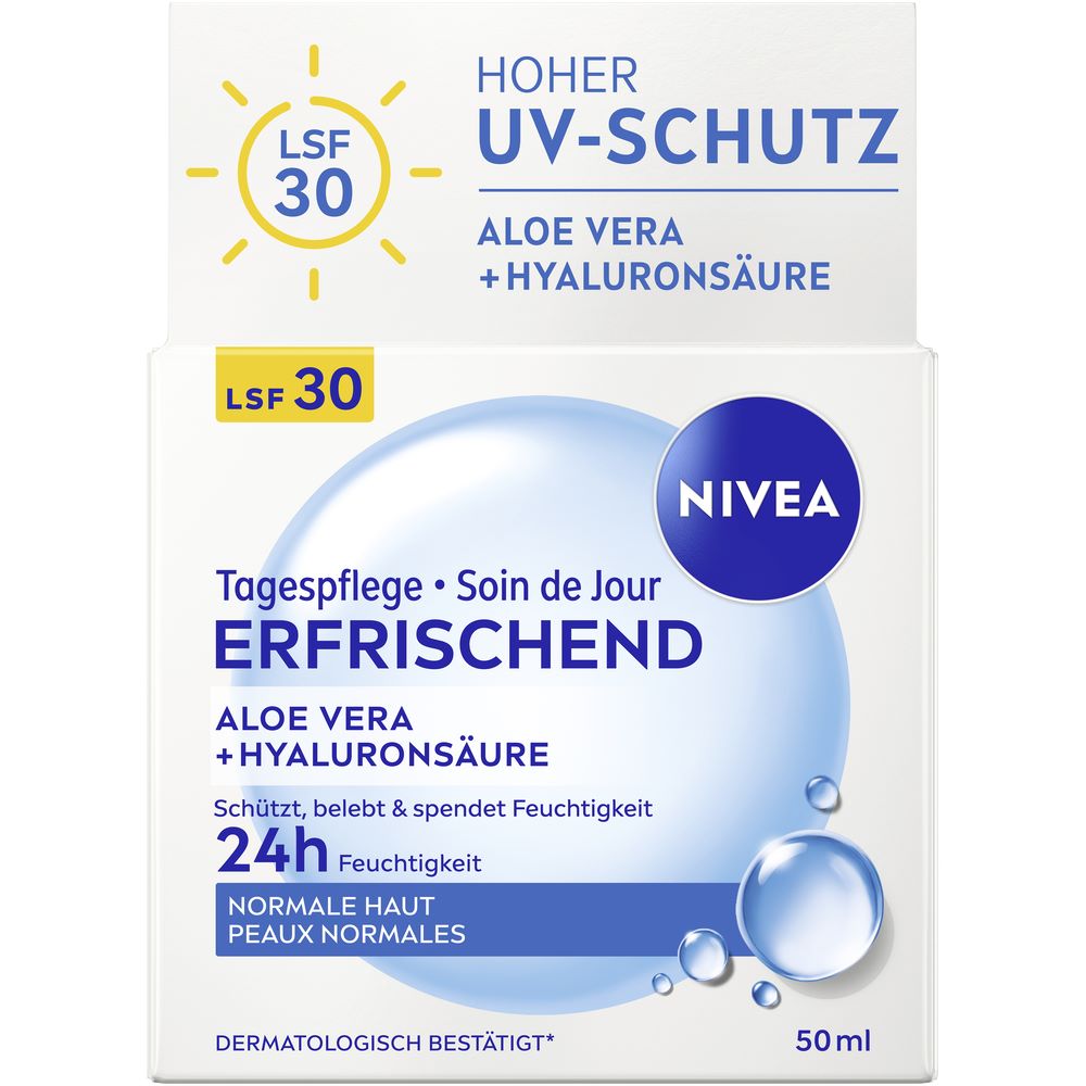 Nivea Tagespflege erfrischend Lsf30 50 ml