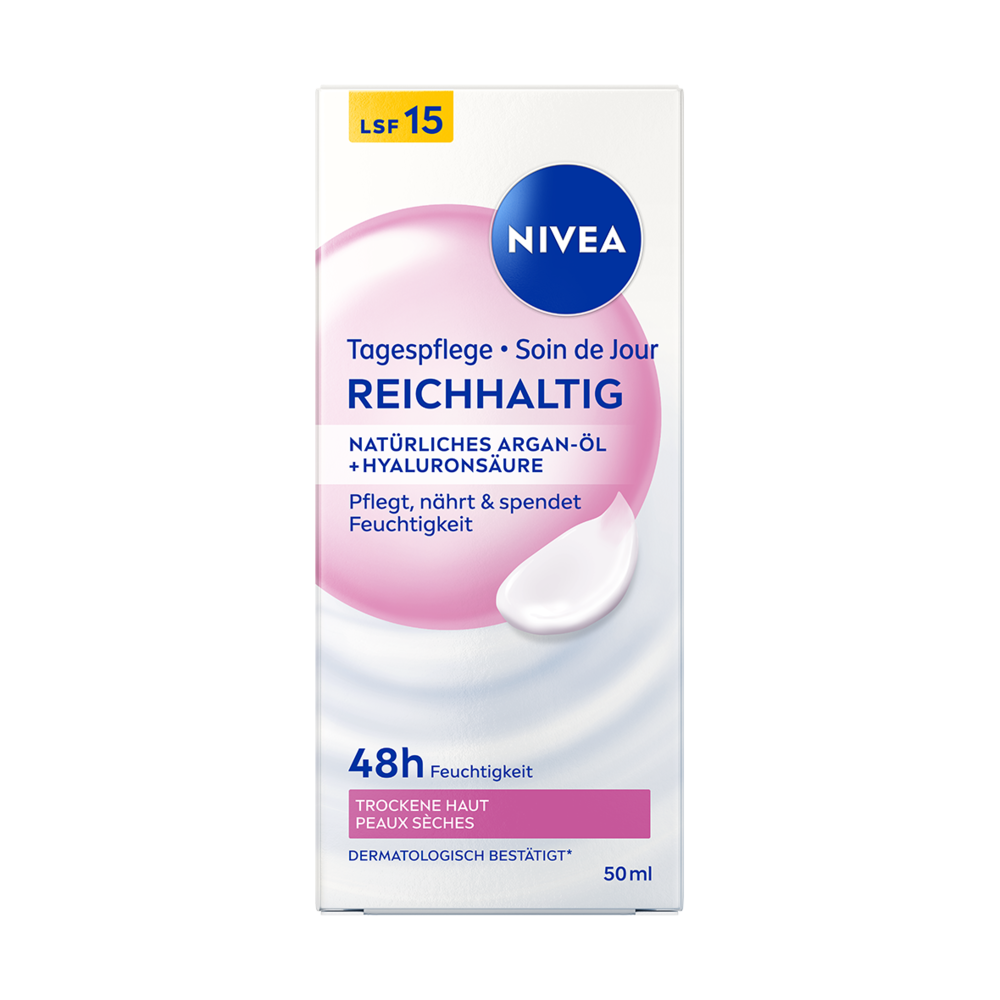 Nivea Tagespflege reichhaltig Lsf15 50 ml