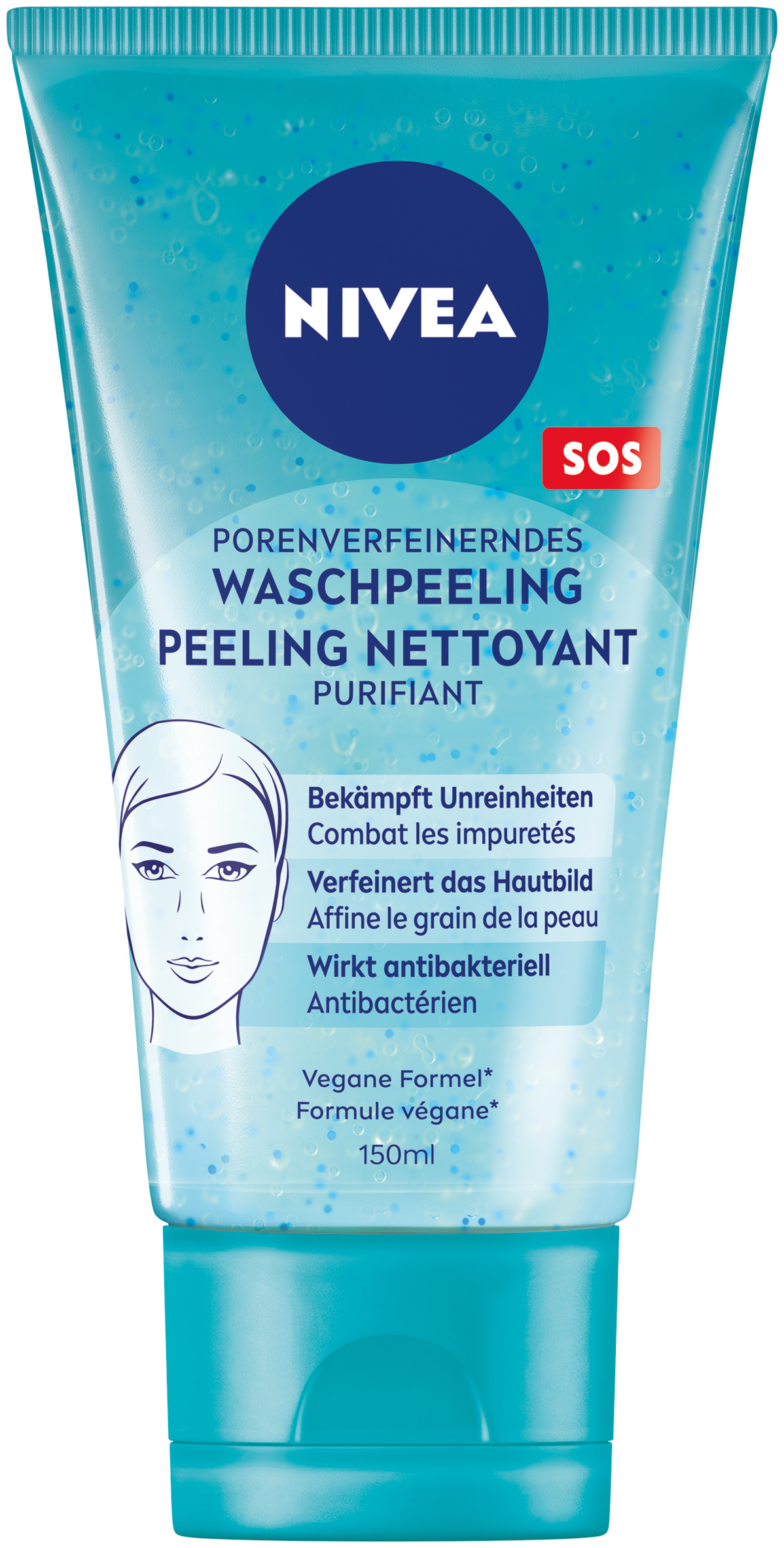 Nivea Waschpeeling Anti-Unreinheiten 150 ml