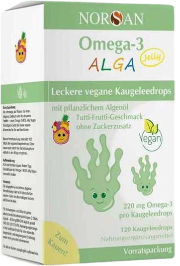 Norsan Omega-3 Alga Jelly vegan 120 Stk