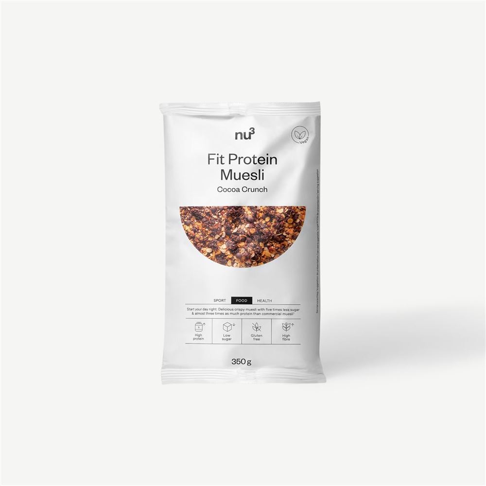 nu3 Fit Protein Muesli Cocoa Crunch Btl 350 g
