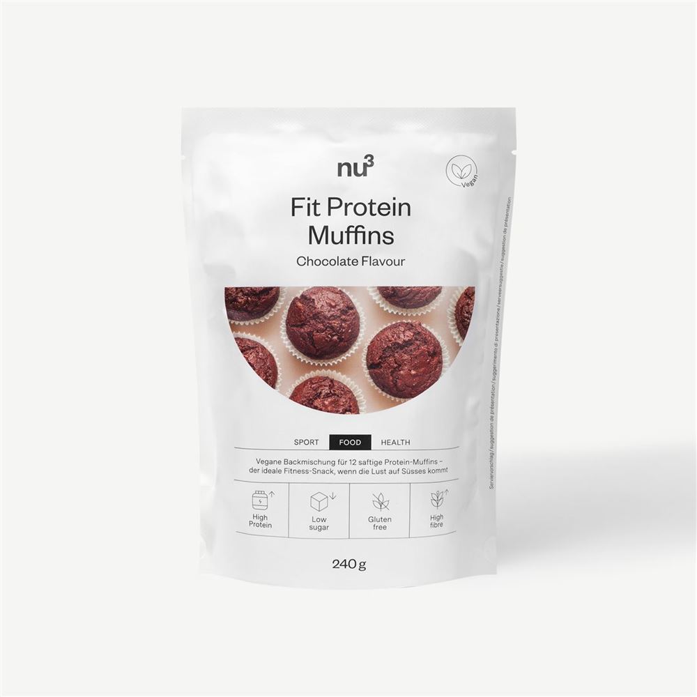 nu3 Fit Protein Muffins Chocolate Btl 240 g