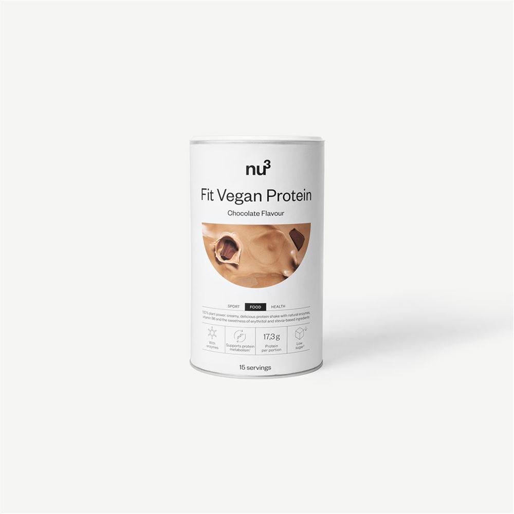 nu3 Fit Vegan Protein Shake Chocolate 450 g