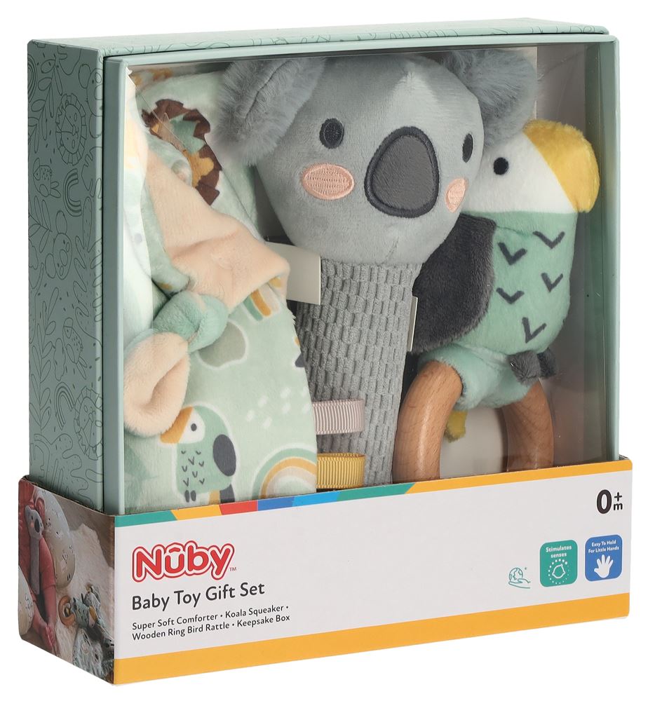 Nuby Baby Set Papagei Koala Löwe 3 teilig