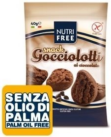 Nutrifree Gocciolotti Snack mit Schokolade glutenfrei 40 g