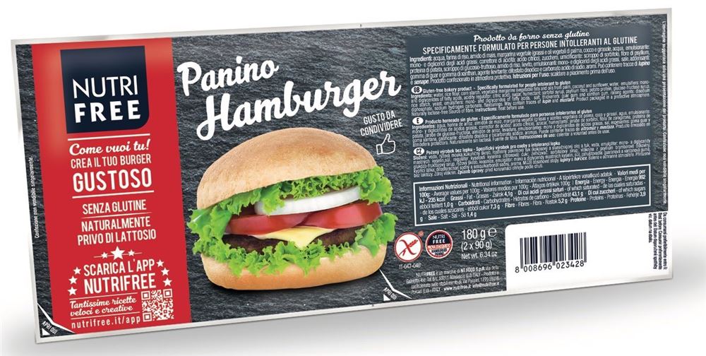 Nutrifree Panino Hamburger glutenfrei 2 x 90 g