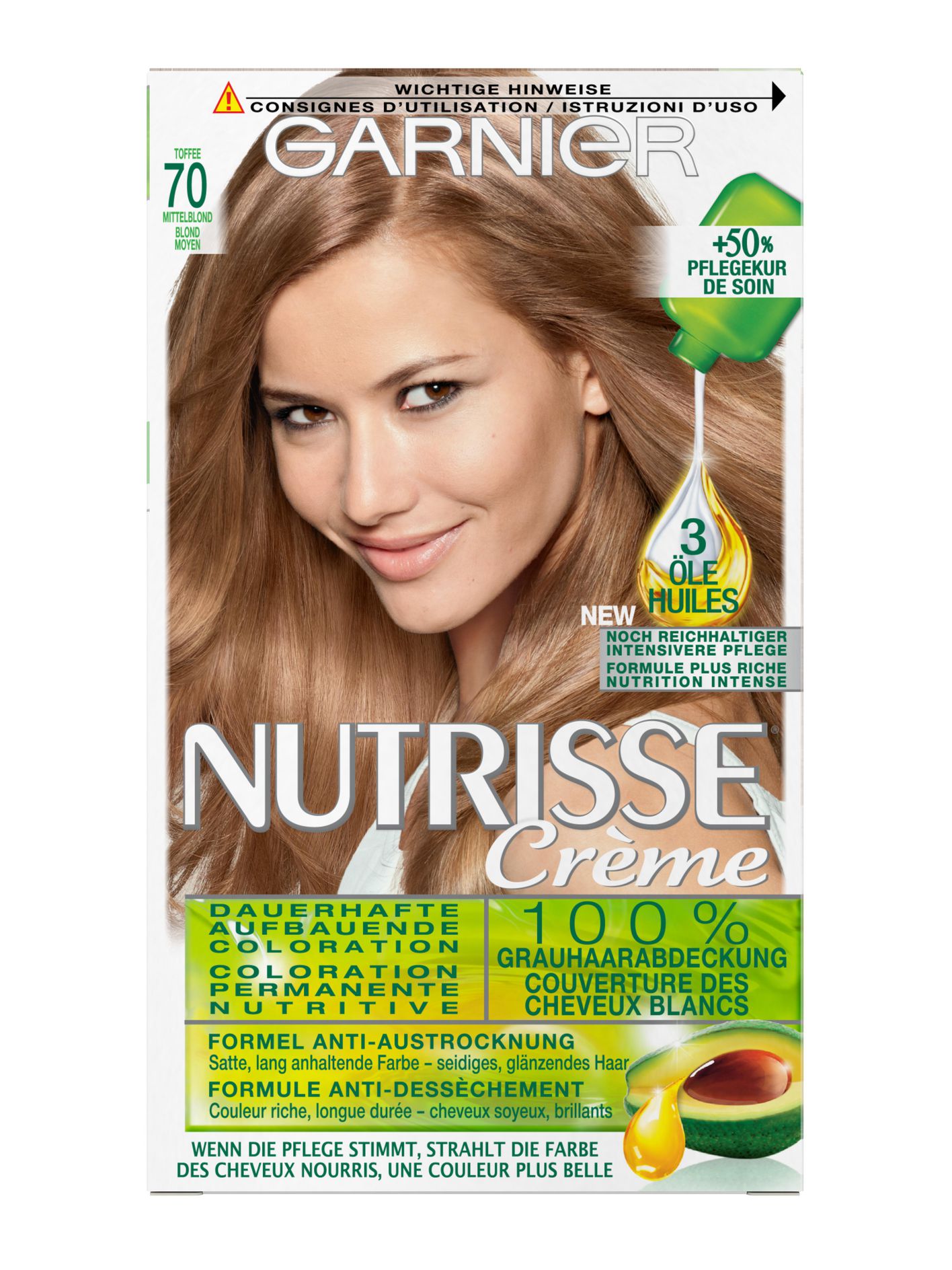 Nutrisse Nährende Color-Maske 70 mittelblond