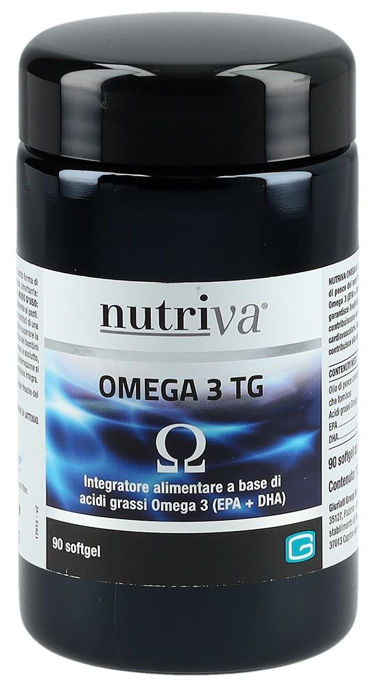 nutriva Omega 3 TG Weichkaps 1400 mg Glas 90 Stk