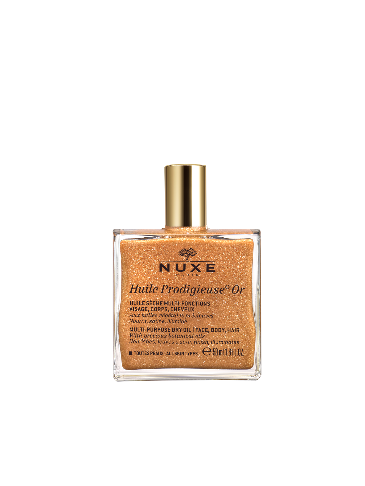 Nuxe Huile Prodigieuse Or Visage Corps Cheveux 50 ml