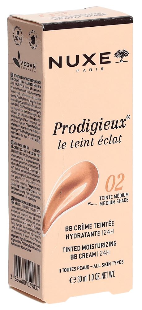 Nuxe Prodig Teint BB Crème Perf Hydratant Medium 30 ml
