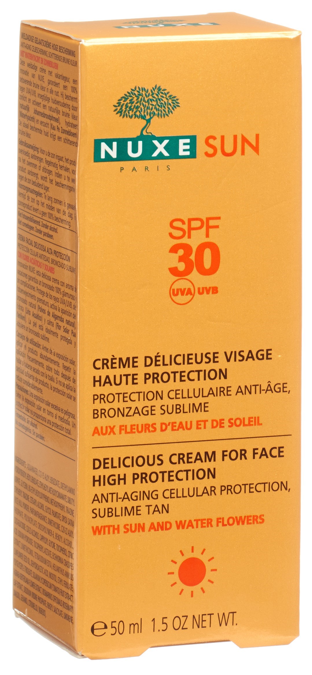 Nuxe Sun Crème Visage Delic Spf30 50 ml