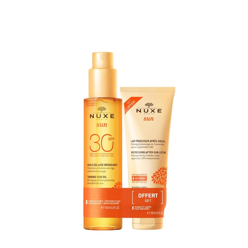 Nuxe Sun Duo Sonnenöl Lsf30 + After-Sun-Milch 100ml