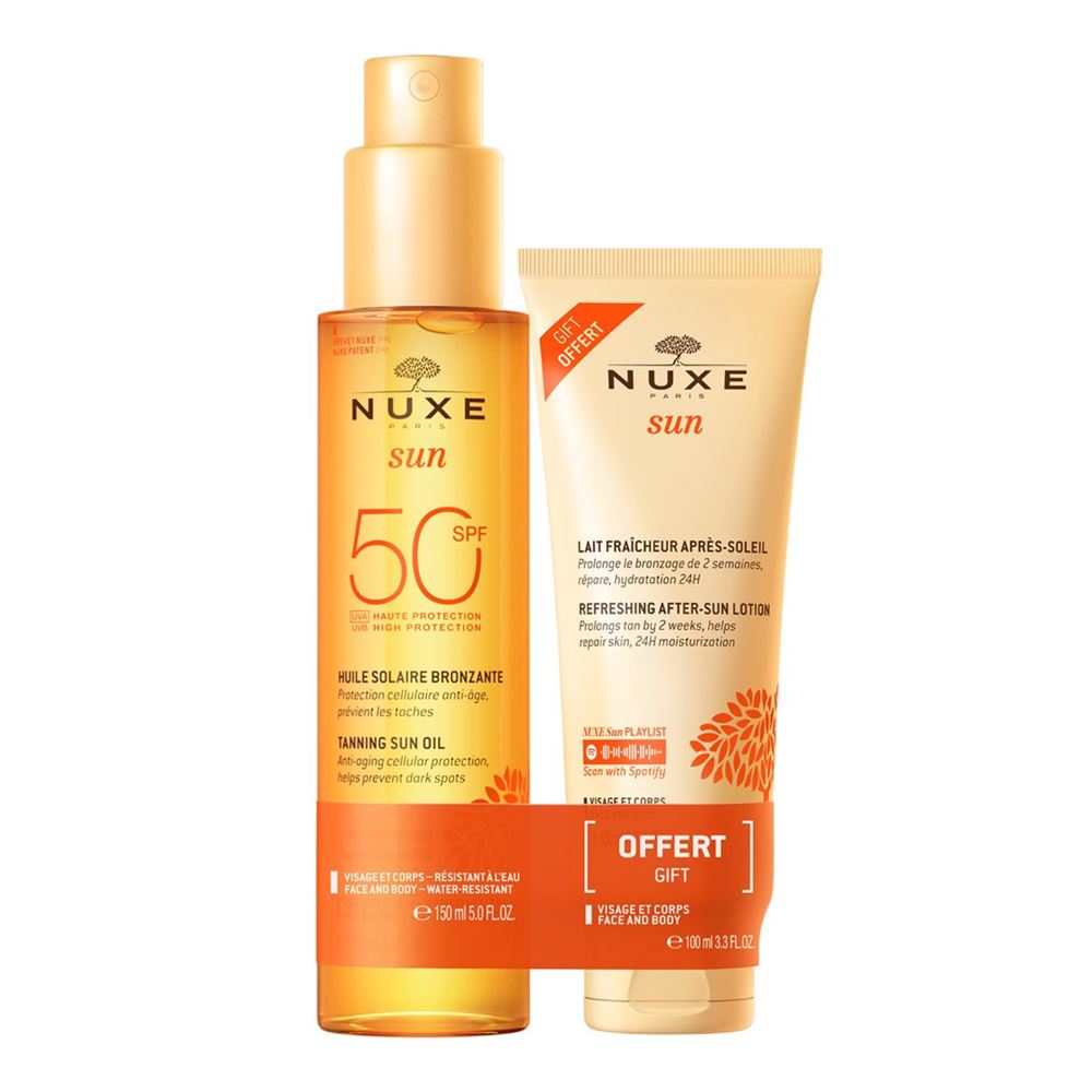 Nuxe Sun Duo Sonnenöl Lsf50 + After-Sun-Milch 100ml