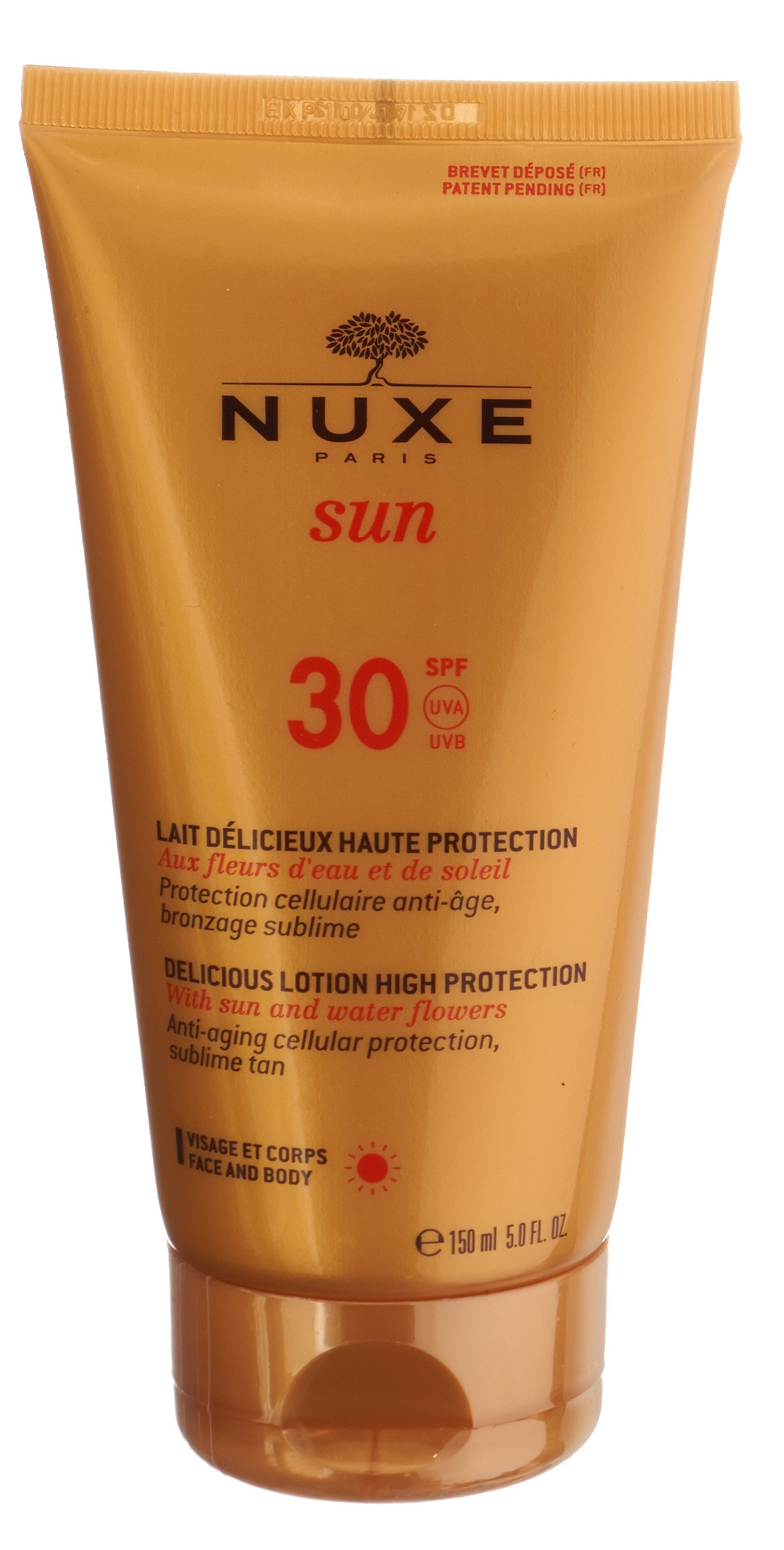 Nuxe Sun Lait Delicieux Visage & Corps Spf30 150 ml
