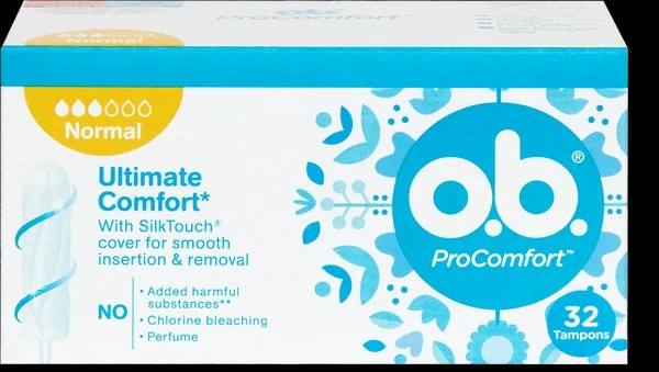 OB Tampons ProComfort Normal Karton 32 Stk
