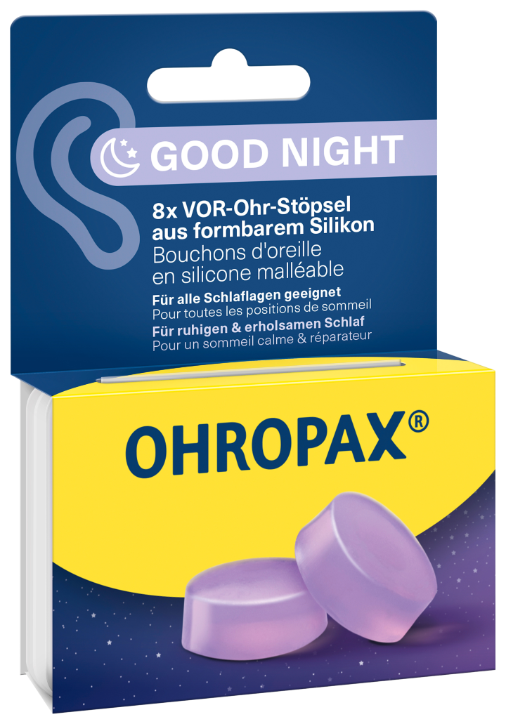 Ohropax Ohrstöpsel Silicon Good Night 8 Stk