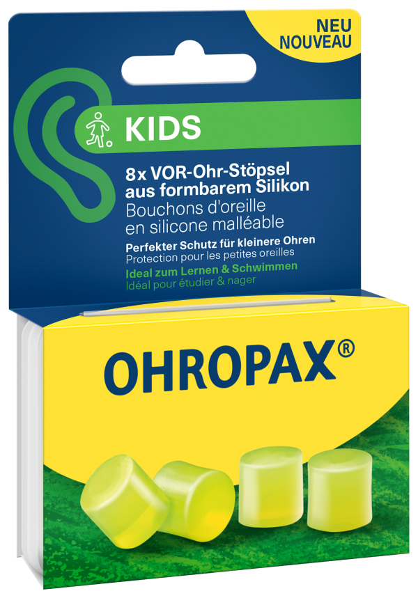 Ohropax Ohrstöpsel Silicon Kids 8 Stk