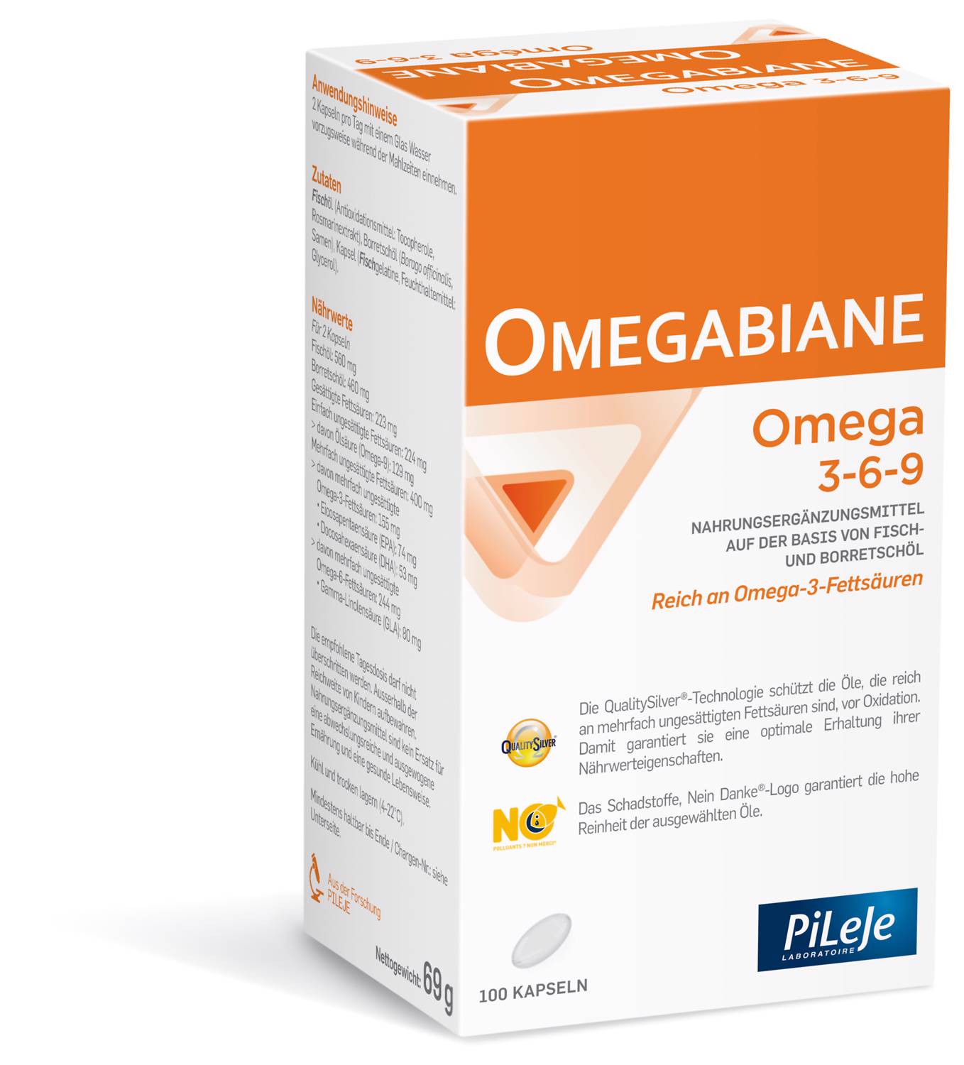 Omegabiane 3,6,9 Kapseln 100 Stück