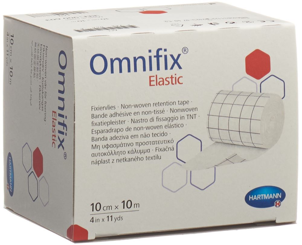 Omnifix Fixationsvlies 10cmx10m elastic weiss