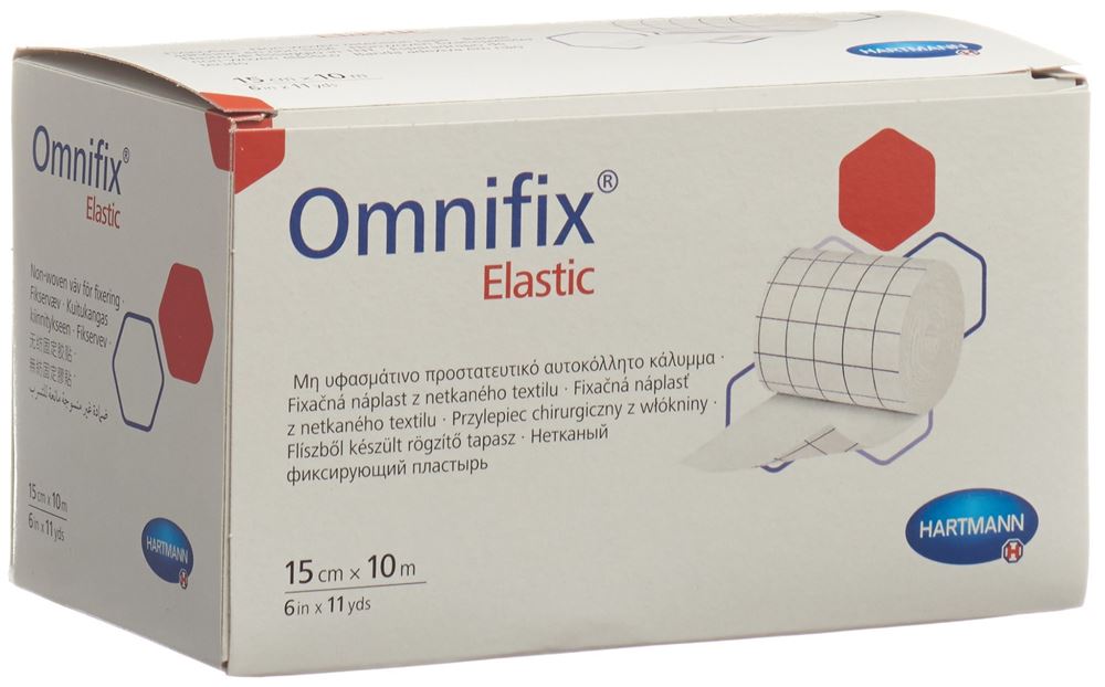 Omnifix Fixationsvlies 15cmx10m elastic weiss