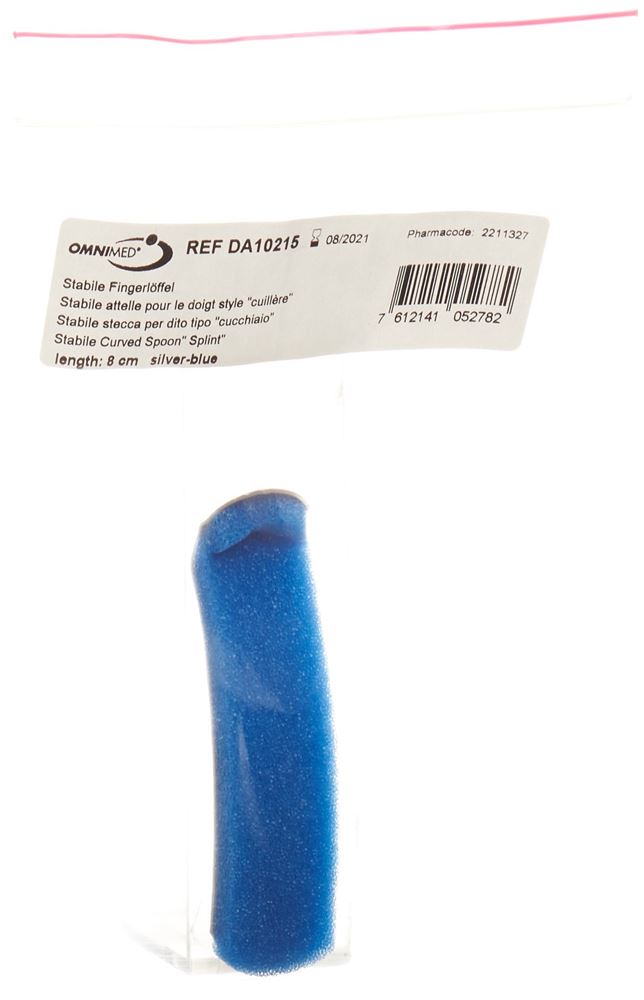 Omnimed Dalco Fingerlöffel 8cm silber blau