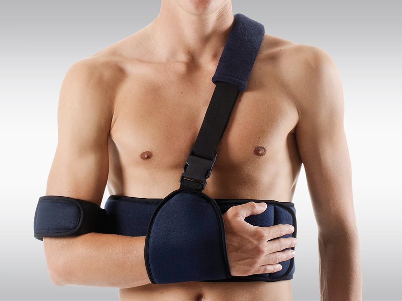 Omnimed Ortho Omo Deluxe Schulterfixation blau