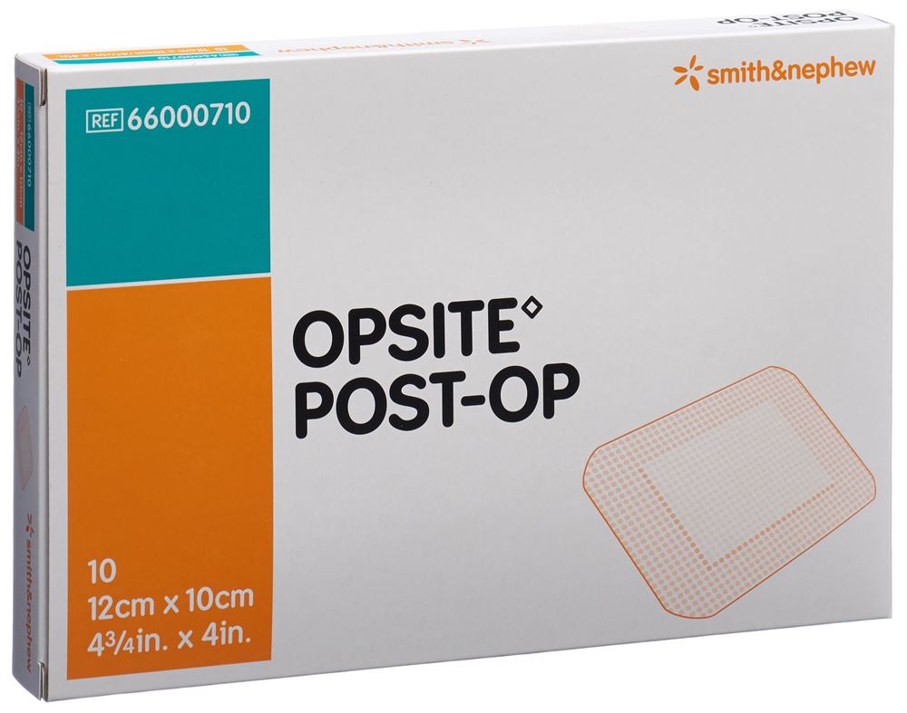Opsite Post OP Folienverband 12x10cm steril 10 Btl
