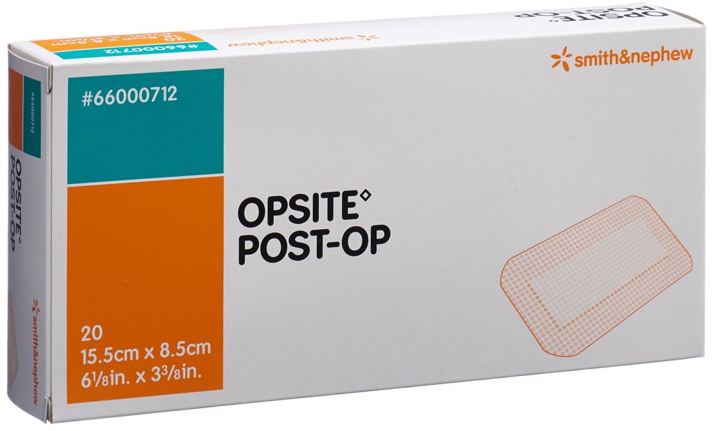 Opsite Post OP Folienverband 15.5x8.5cm steril Btl 20 Stk