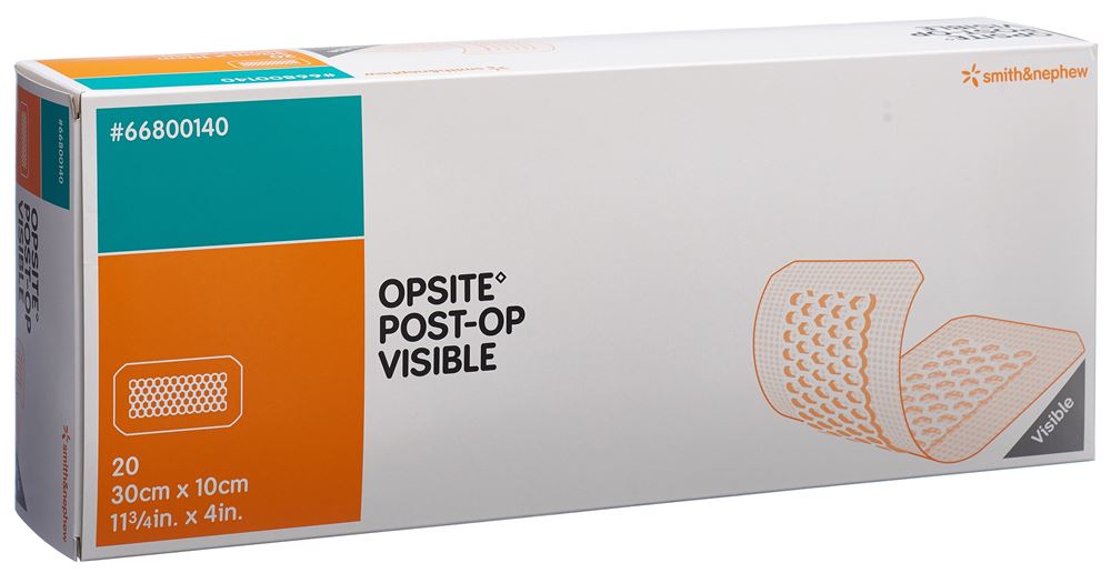 Opsite Post OP Visible transparenter Wundverband 30x10cm 20 Stk