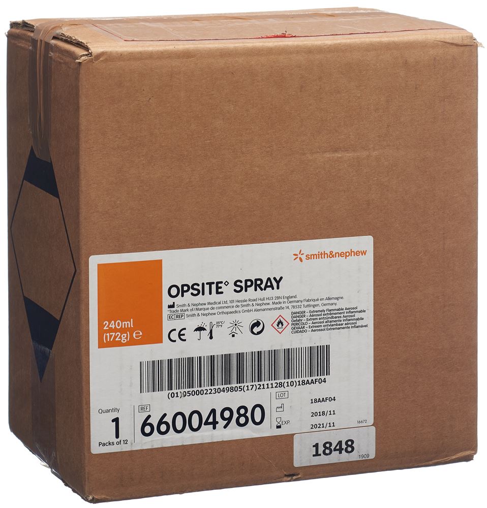 Opsite Spray Sprühverband 12 x 240 ml