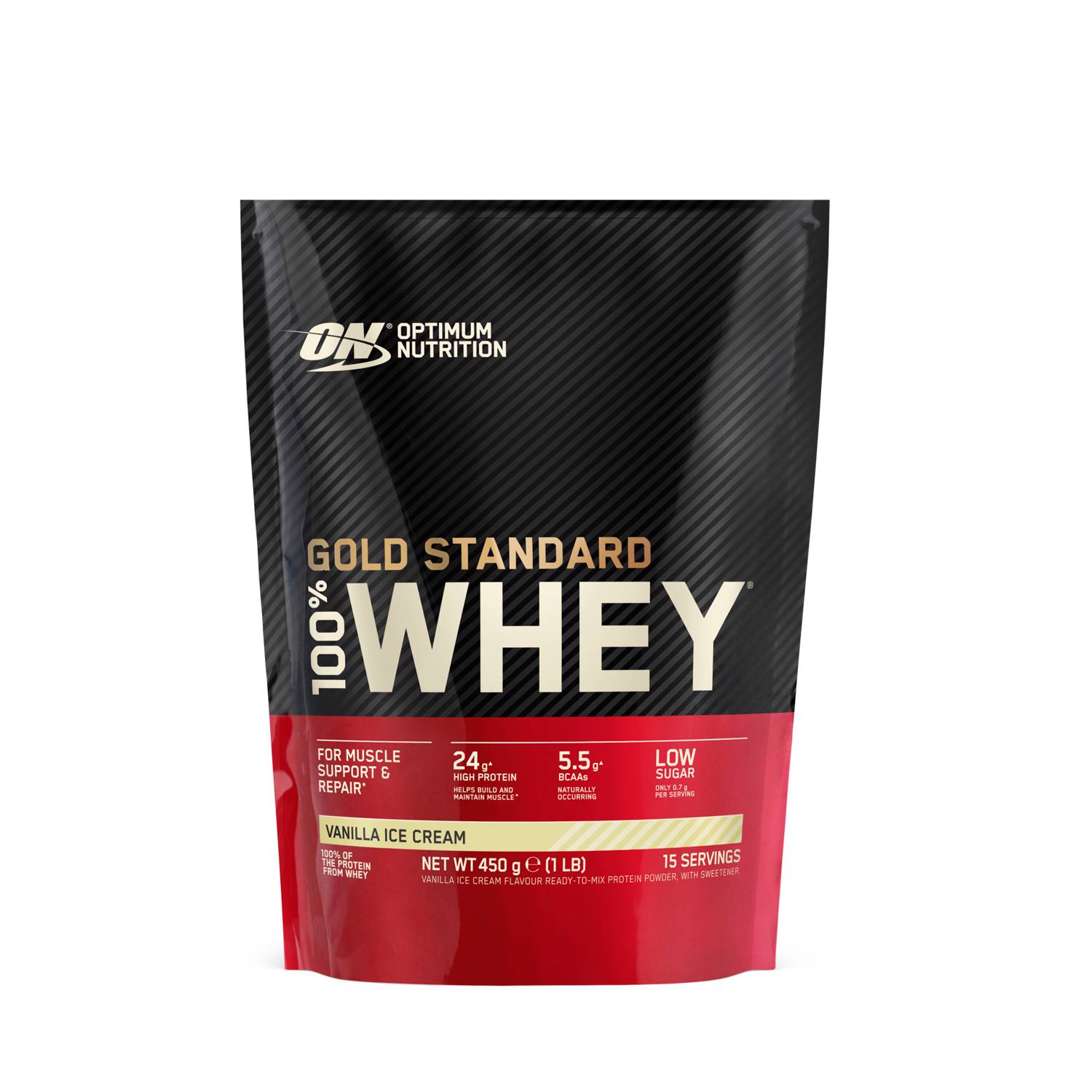 Optimum 100% Whey Gold Standard Vanilla Ice Btl 450 g
