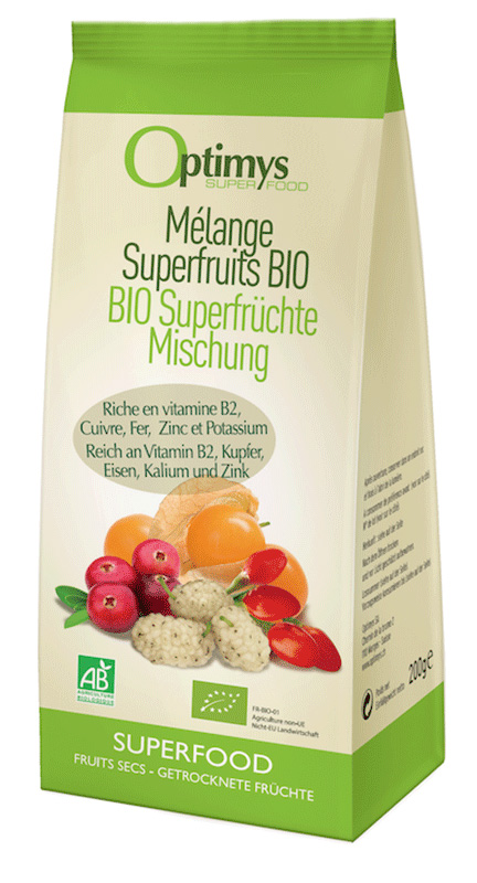 Optimys Mischung aus Superfrüchten Bio 200 g