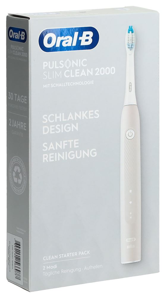 Oral-B (Pi-Gax) Pulsonic Slim Clean 2000 grau