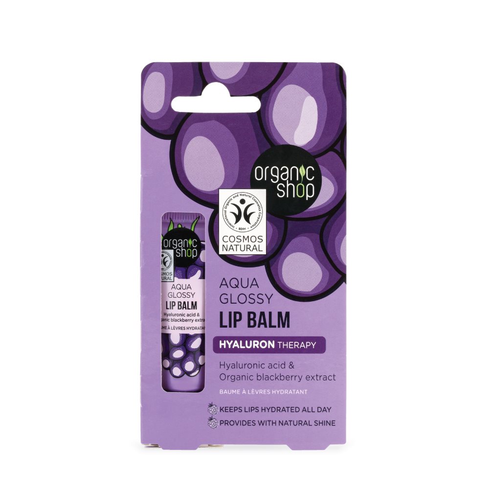 Organic Shop Aqua Glossy Lippenbalsam Hyaluron-Therapie Tb 10 ml