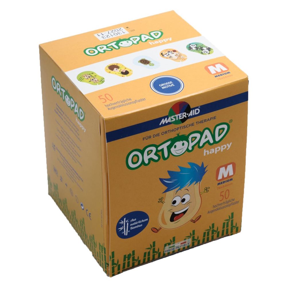 Ortopad Happy Occlusionspflaster medium 50 Stk
