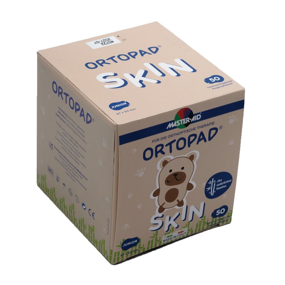 Ortopad Occlusionspflaster Junior skin -2 Jahre 50 Stk
